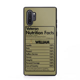 Personalized Italian Veteran Nutrition Facts Phonecase 3D Printed QTDT1210