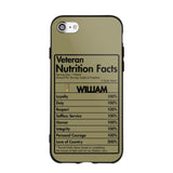 Personalized Italian Veteran Nutrition Facts Phonecase 3D Printed QTDT1210