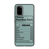 Personalized US Veteran Nutrition Facts Phonecase 3D Printed QTDT1210