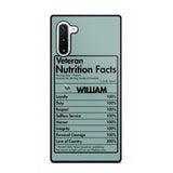 Personalized US Veteran Nutrition Facts Phonecase 3D Printed QTDT1210