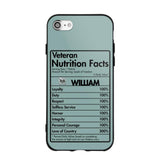 Personalized US Veteran Nutrition Facts Phonecase 3D Printed QTDT1210