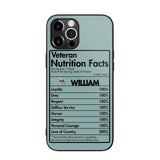 Personalized US Veteran Nutrition Facts Phonecase 3D Printed QTDT1210