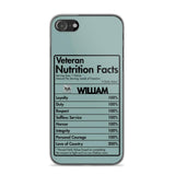 Personalized US Veteran Nutrition Facts Phonecase 3D Printed QTDT1210