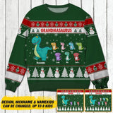 Personalized Grandmasaurus Christmas Sweatshirt Prined 22OCT-HY12