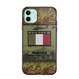 Personalized Italian Veterans/Soldier Camo Phone Case Printed 22OCT-HQ14