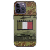 Personalized Italian Veterans/Soldier Camo Phone Case Printed 22OCT-HQ14