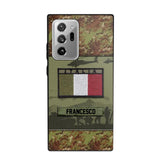 Personalized Italian Veterans/Soldier Camo Phone Case Printed 22OCT-HQ14