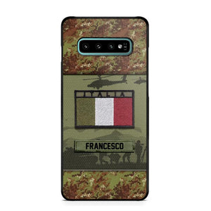 Personalized Italian Veterans/Soldier Camo Phone Case Printed 22OCT-HQ14