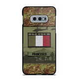 Personalized Italian Veterans/Soldier Camo Phone Case Printed 22OCT-HQ14