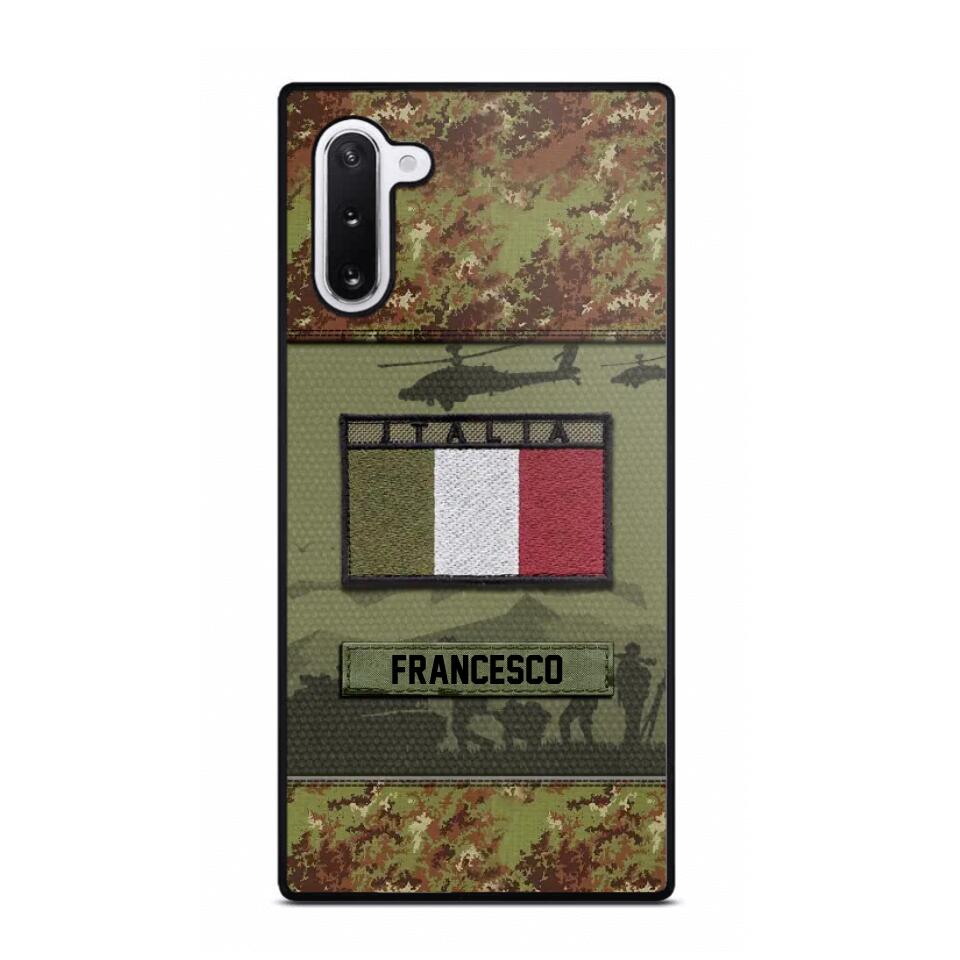 Personalized Italian Veterans/Soldier Camo Phone Case Printed 22OCT-HQ14