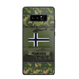 Personalized Norwegian Veterans/Soldier Camo Phone Case Printed 22OCT-HQ14