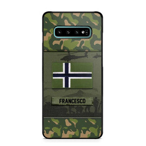 Personalized Norwegian Veterans/Soldier Camo Phone Case Printed 22OCT-HQ14