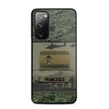 Personalized Spanish Veterans/Soldier Camo Phone Case Printed 22OCT-HQ14