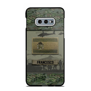 Personalized Spanish Veterans/Soldier Camo Phone Case Printed 22OCT-HQ14