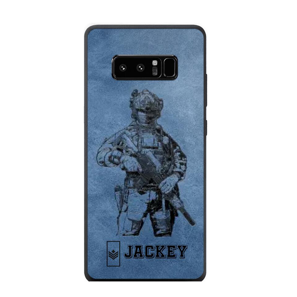 Personalized Canadian Veteran/Soldier Phonecase 3D Printed 22OCT-HQ14