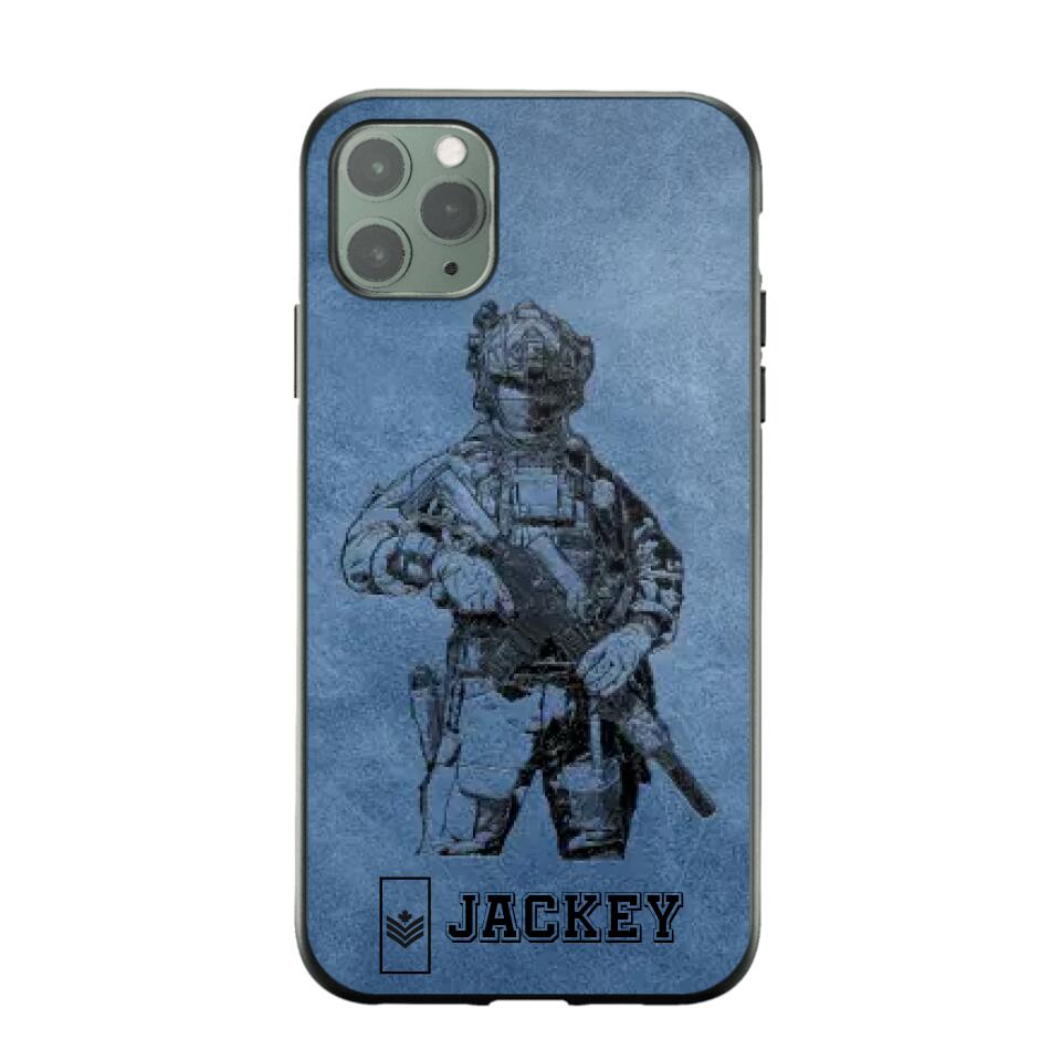 Personalized Canadian Veteran/Soldier Phonecase 3D Printed 22OCT-HQ14