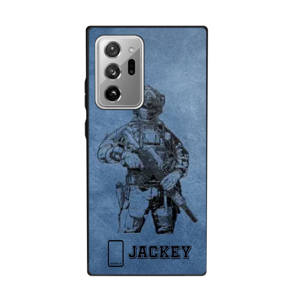 Personalized Australian Veteran/Soldier Phonecase 3D Printed 22OCT-HQ14