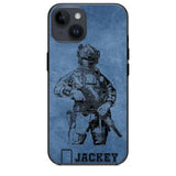 Personalized Australian Veteran/Soldier Phonecase 3D Printed 22OCT-HQ14