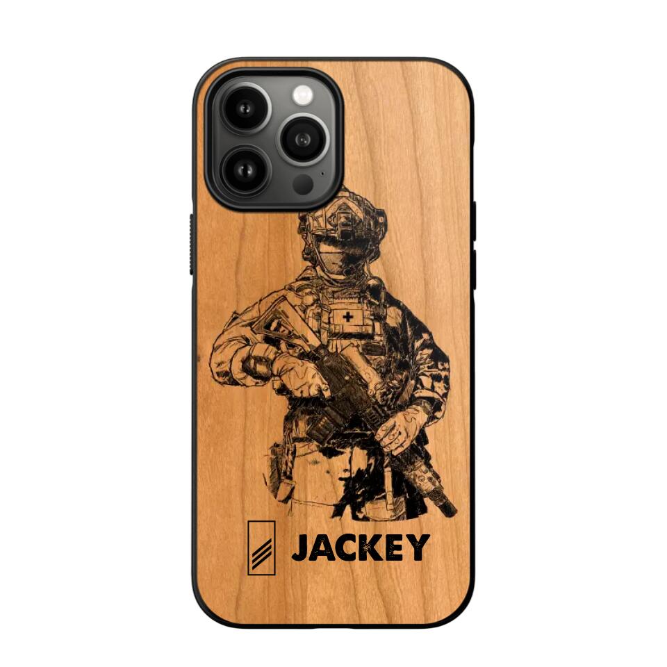 Personalized Swiss Veteran/Soldier Phonecase 3D Printed 22OCT-HY14