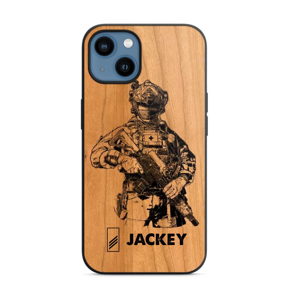 Personalized Swiss Veteran/Soldier Phonecase 3D Printed 22OCT-HY14