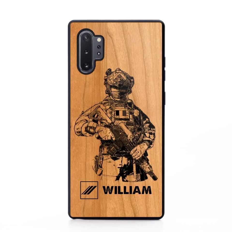 Personalized French Veteran/Soldier Phonecase 3D Printed 22OCT-HY14