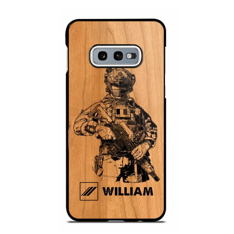 Personalized French Veteran/Soldier Phonecase 3D Printed 22OCT-HY14