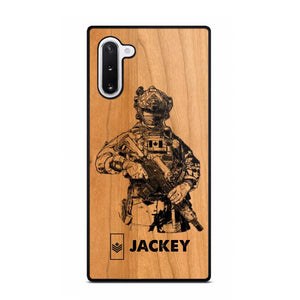 Personalized Canadian Veteran/Soldier Phonecase 3D Printed 22OCT-HY14