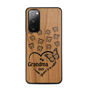 Personalized Blessed To Be Called Grandma Kid Name Butterfly Phonecase 3D Printed 22OCT-HQ15