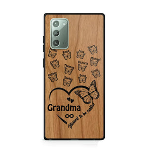 Personalized Blessed To Be Called Grandma Kid Name Butterfly Phonecase 3D Printed 22OCT-HQ15