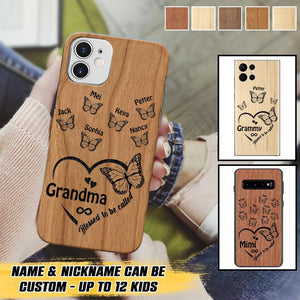 Personalized Blessed To Be Called Grandma Kid Name Butterfly Phonecase 3D Printed 22OCT-HQ15