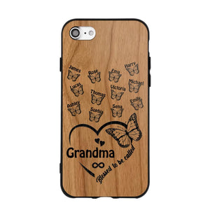 Personalized Blessed To Be Called Grandma Kid Name Butterfly Phonecase 3D Printed 22OCT-HQ15