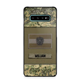 Personalized Austrian Veterans/Soldier Camo Flag Phone Case Printed 22OCT-HY15