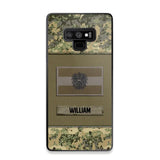 Personalized Austrian Veterans/Soldier Camo Flag Phone Case Printed 22OCT-HY15