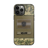 Personalized Austrian Veterans/Soldier Camo Flag Phone Case Printed 22OCT-HY15