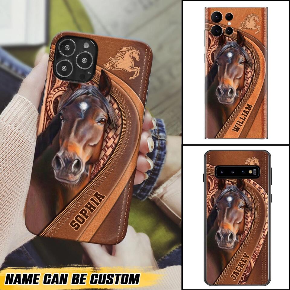 Personalized Horse Lover Phone Case Printed 22OCT-HQ19