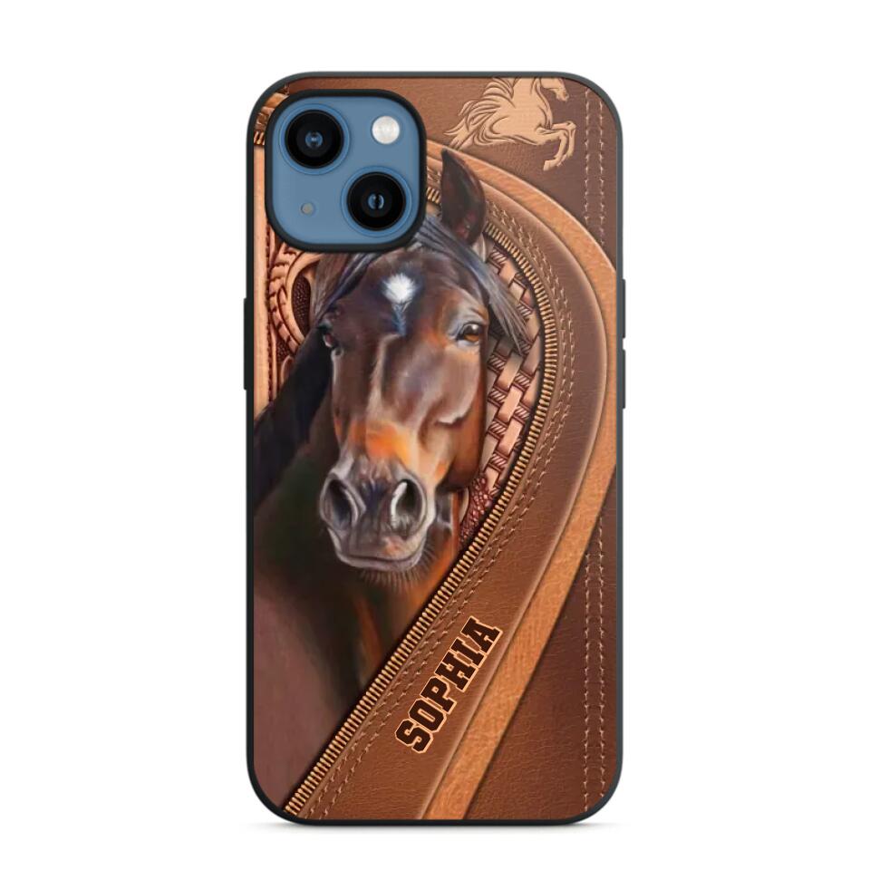 Personalized Horse Lover Phone Case Printed 22OCT-HQ19