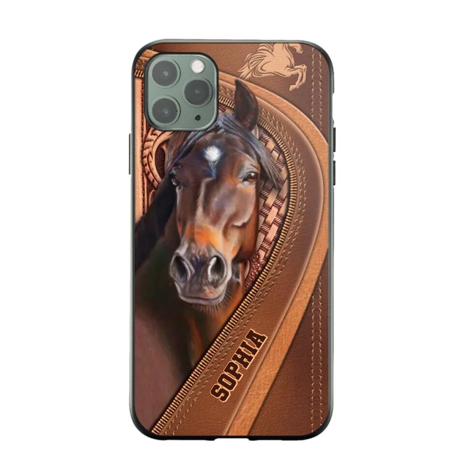 Personalized Horse Lover Phone Case Printed 22OCT-HQ19