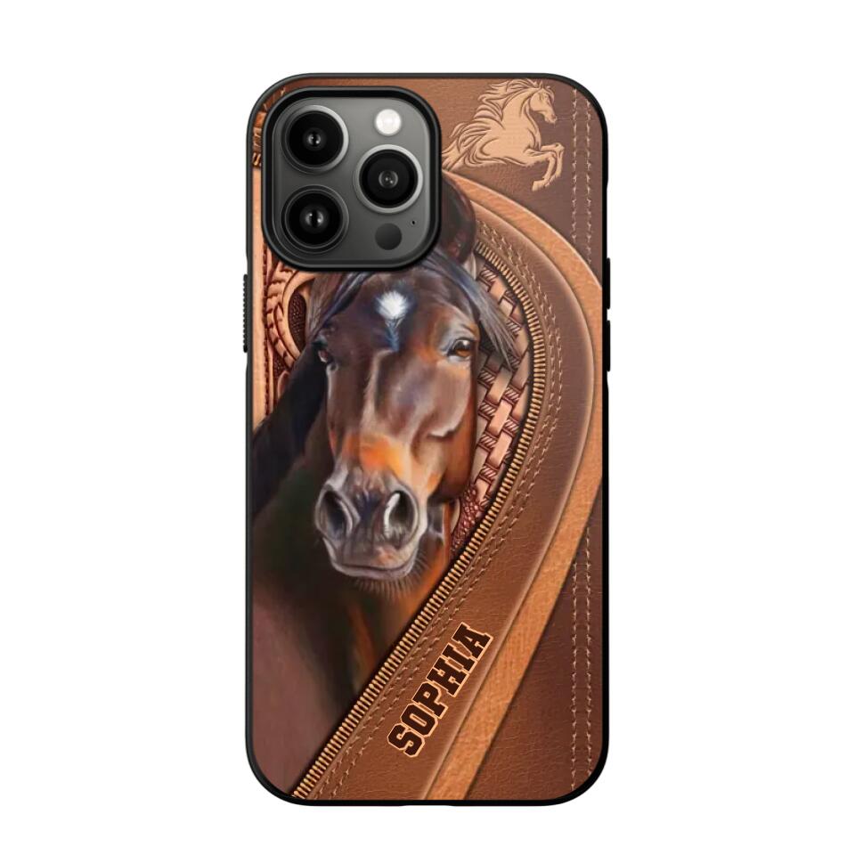 Personalized Horse Lover Phone Case Printed 22OCT-HQ19