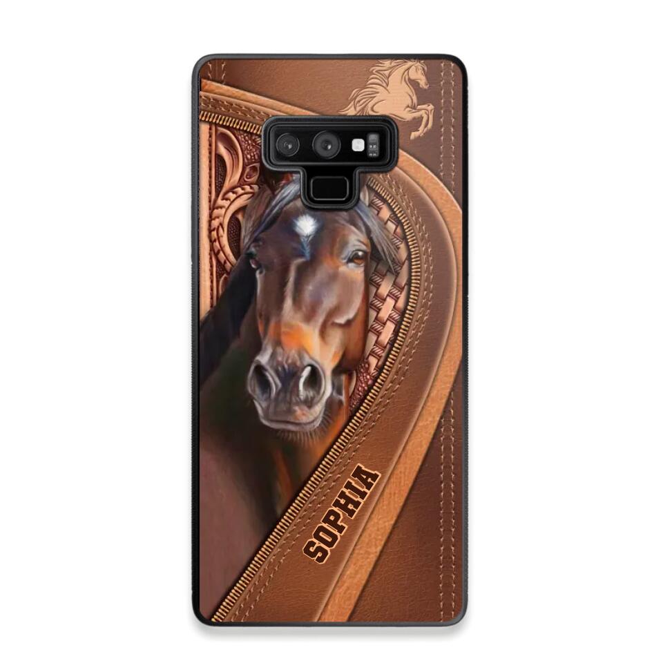 Personalized Horse Lover Phone Case Printed 22OCT-HQ19