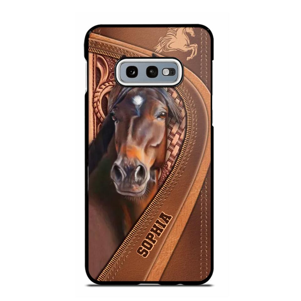 Personalized Horse Lover Phone Case Printed 22OCT-HQ19