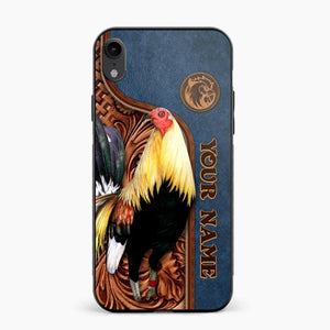 Personalized Rooster Lovers Leather Background Phonecase 3D Printed OCT22-DT21