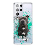 Personalized Your Image Dog Lovers Silicon 3D Printed Phonecase OCT22-DT21