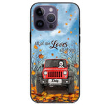 Personalized Jeep And Dog Lovers Autumn 3D Printed Phonecase OCT22-DT21