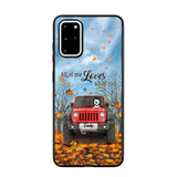 Personalized Jeep And Dog Lovers Autumn 3D Printed Phonecase OCT22-DT21