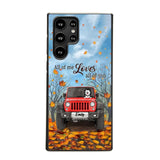 Personalized Jeep And Dog Lovers Autumn 3D Printed Phonecase OCT22-DT21