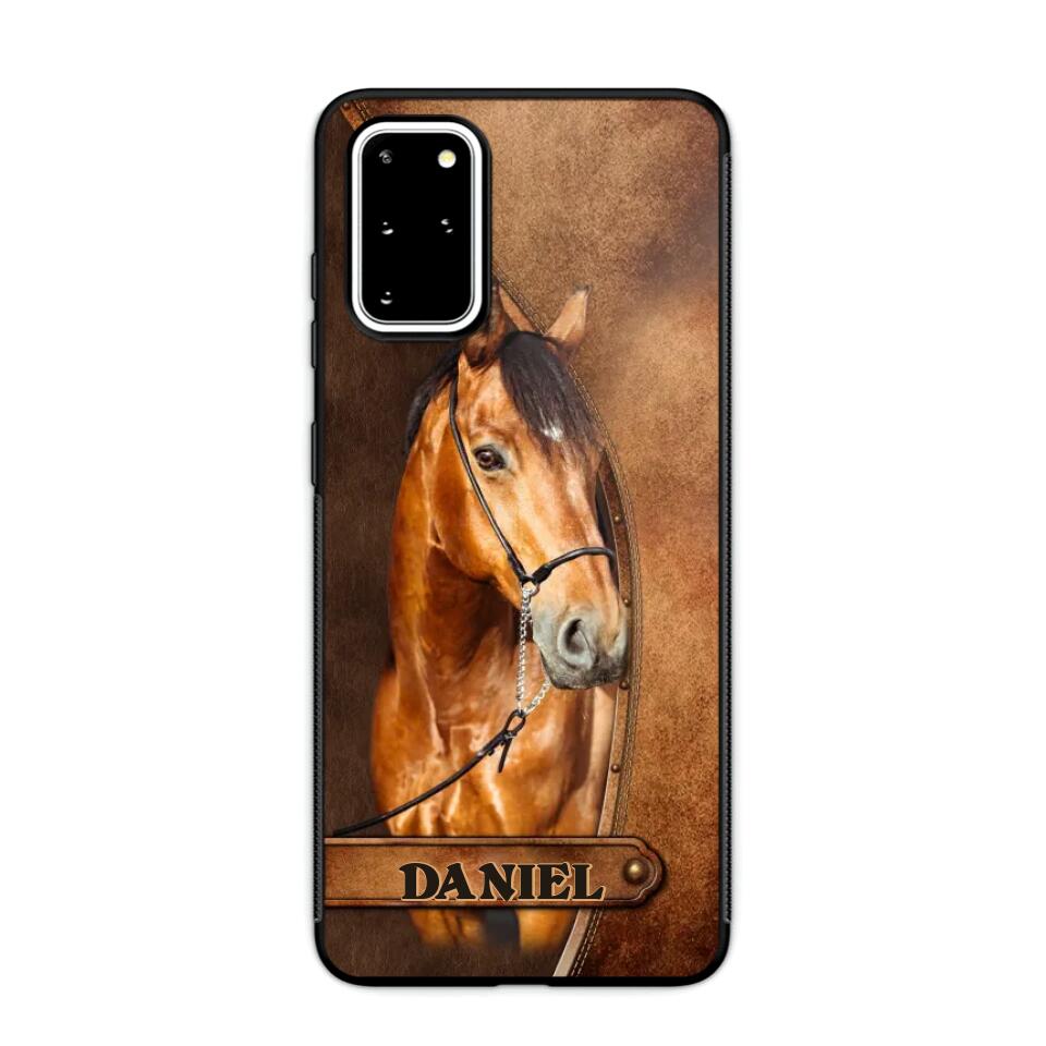 Personalized Your Image Horse Leather 3D Printed Phonecase QTDT2510