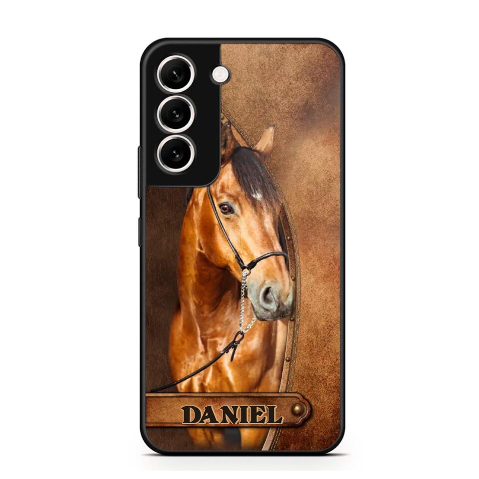 Personalized Your Image Horse Leather 3D Printed Phonecase QTDT2510