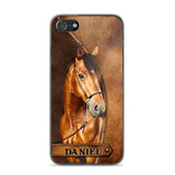 Personalized Your Image Horse Leather 3D Printed Phonecase QTDT2510