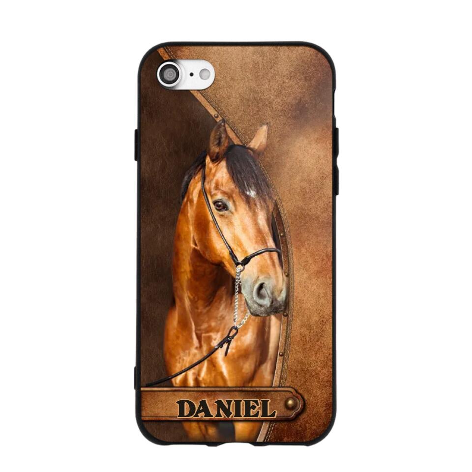 Personalized Your Image Horse Leather 3D Printed Phonecase QTDT2510