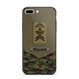 Personalized Swiss Veterans/Soldier Camo Flag Phone Case Printed 22OCT-HY25